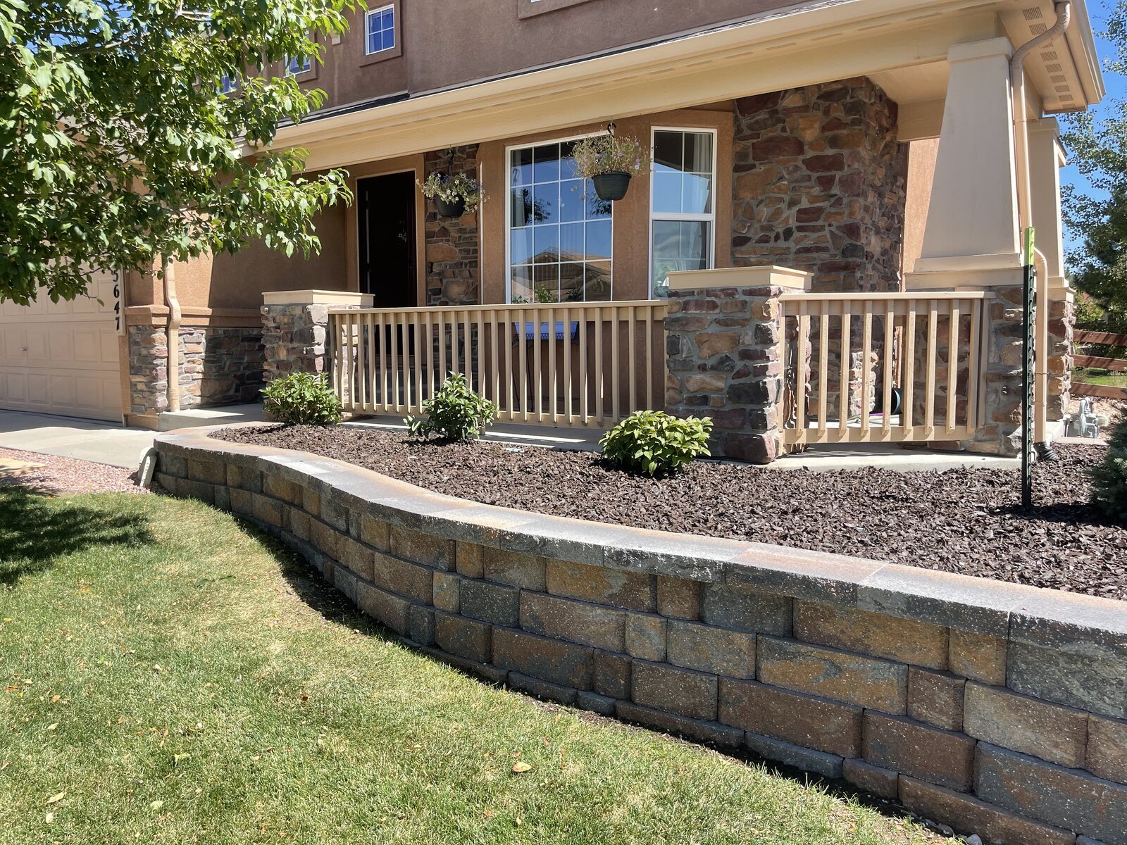 Stone Retaining Wall
